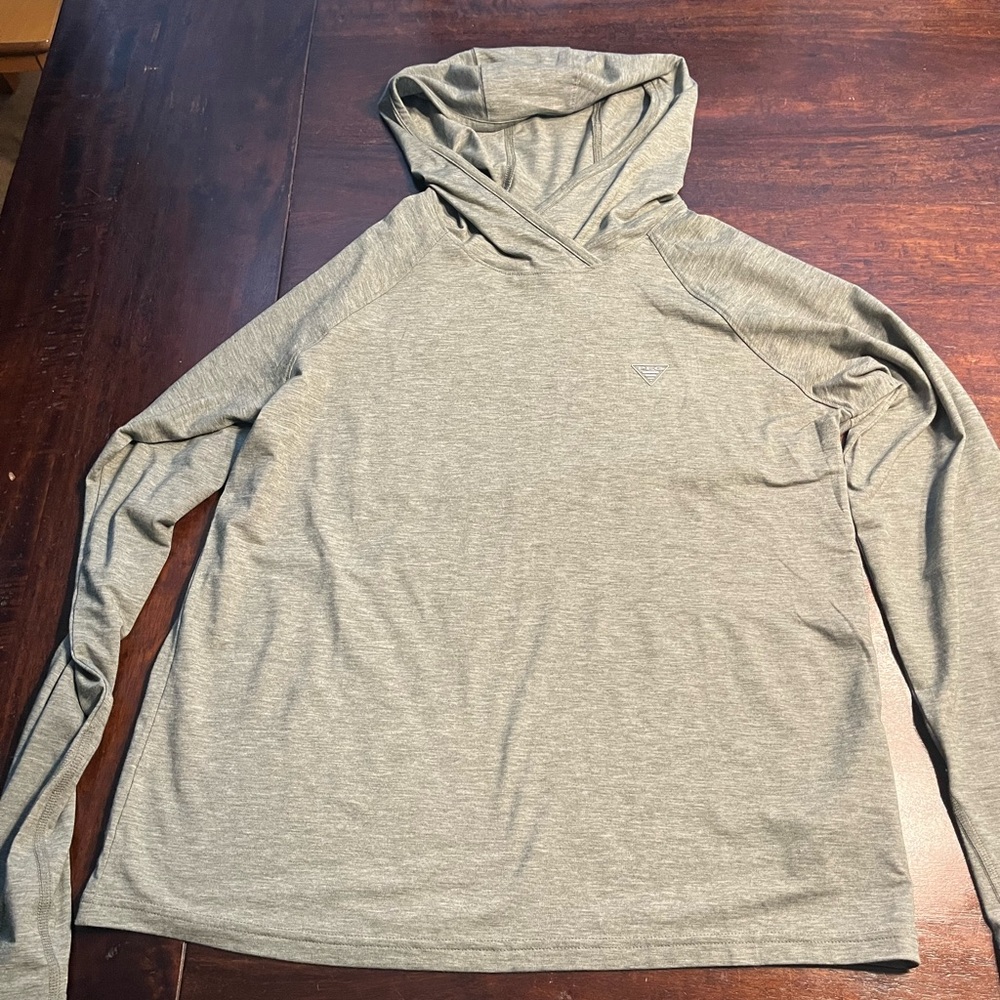 Columbia Heather Green Active Fit Hoodie